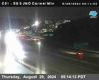 SB 5 at Carmel Mountain Rd.