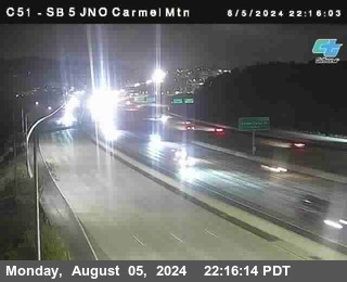 SB 5 at Carmel Mountain Rd.