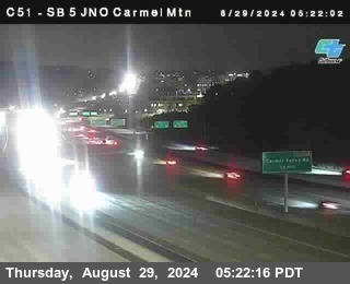 SB 5 at Carmel Mountain Rd.