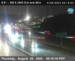 SB 5 at Carmel Mountain Rd.