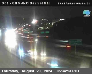 SB 5 at Carmel Mountain Rd.