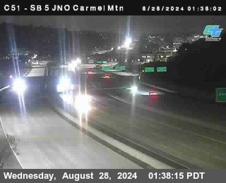 SB 5 at Carmel Mountain Rd.