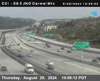 SB 5 at Carmel Mountain Rd.