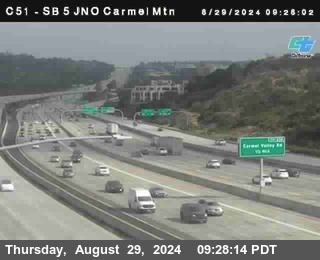 SB 5 at Carmel Mountain Rd.