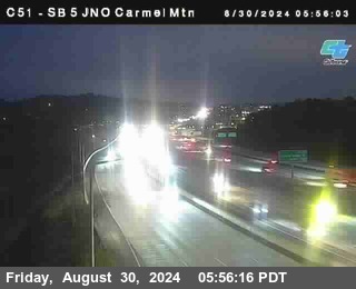 SB 5 at Carmel Mountain Rd.