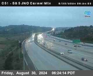 SB 5 at Carmel Mountain Rd.