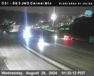 SB 5 at Carmel Mountain Rd.