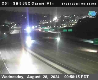 SB 5 at Carmel Mountain Rd.