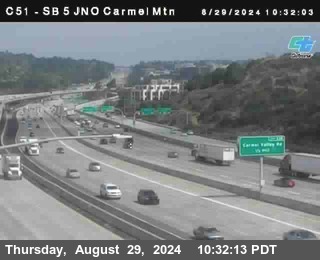 SB 5 at Carmel Mountain Rd.