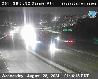 SB 5 at Carmel Mountain Rd.