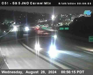 SB 5 at Carmel Mountain Rd.