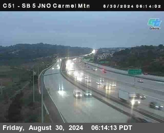 SB 5 at Carmel Mountain Rd.