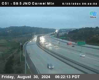 SB 5 at Carmel Mountain Rd.