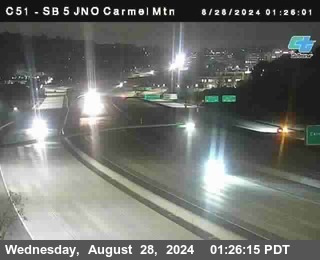 SB 5 at Carmel Mountain Rd.