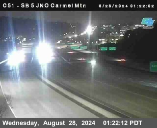 SB 5 at Carmel Mountain Rd.