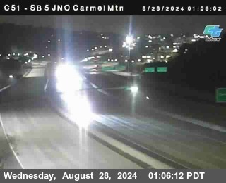 SB 5 at Carmel Mountain Rd.