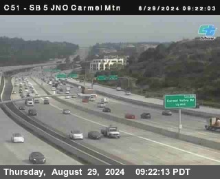 SB 5 at Carmel Mountain Rd.