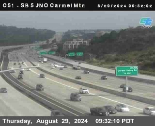 SB 5 at Carmel Mountain Rd.