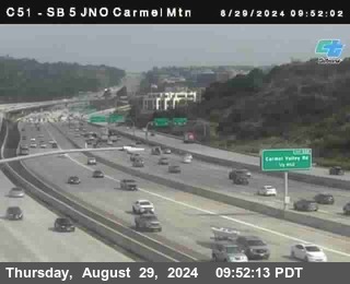 SB 5 at Carmel Mountain Rd.