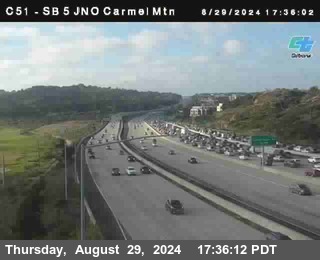 SB 5 at Carmel Mountain Rd.