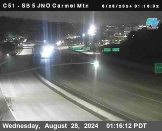 SB 5 at Carmel Mountain Rd.