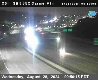 SB 5 at Carmel Mountain Rd.