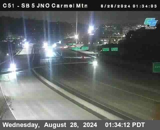 SB 5 at Carmel Mountain Rd.