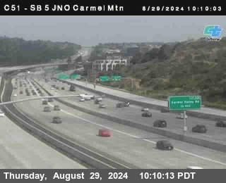 SB 5 at Carmel Mountain Rd.