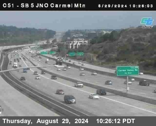 SB 5 at Carmel Mountain Rd.