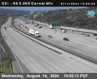 SB 5 at Carmel Mountain Rd.