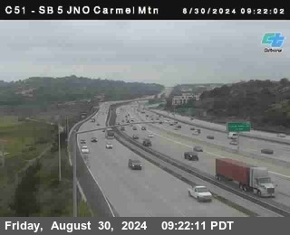 SB 5 at Carmel Mountain Rd.