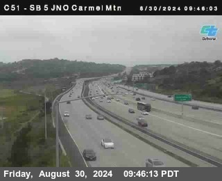 SB 5 at Carmel Mountain Rd.