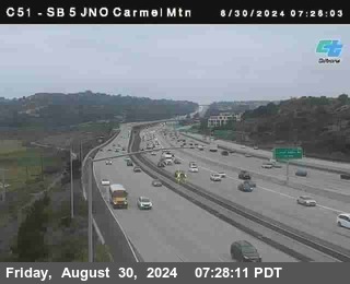 SB 5 at Carmel Mountain Rd.