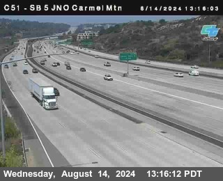 SB 5 at Carmel Mountain Rd.