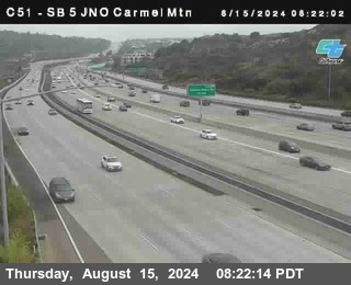 SB 5 at Carmel Mountain Rd.