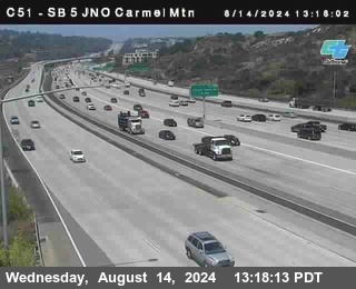 SB 5 at Carmel Mountain Rd.