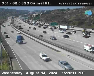 SB 5 at Carmel Mountain Rd.