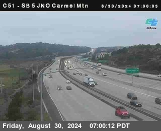 SB 5 at Carmel Mountain Rd.