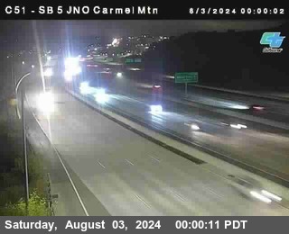 SB 5 at Carmel Mountain Rd.