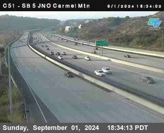 SB 5 at Carmel Mountain Rd.