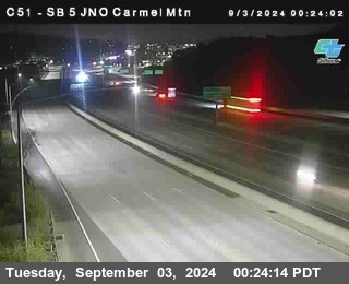 SB 5 at Carmel Mountain Rd.