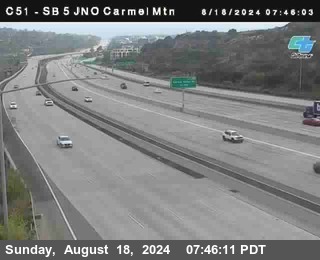 SB 5 at Carmel Mountain Rd.