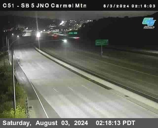 SB 5 at Carmel Mountain Rd.