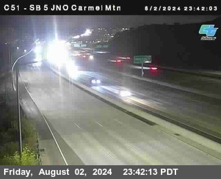 SB 5 at Carmel Mountain Rd.