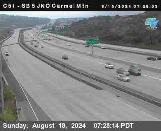 SB 5 at Carmel Mountain Rd.