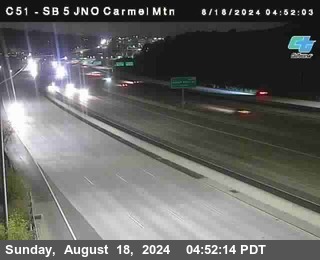 SB 5 at Carmel Mountain Rd.