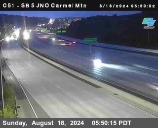 SB 5 at Carmel Mountain Rd.