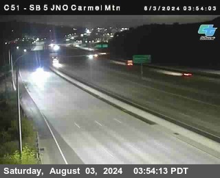 SB 5 at Carmel Mountain Rd.