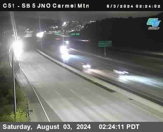 SB 5 at Carmel Mountain Rd.