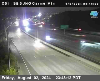 SB 5 at Carmel Mountain Rd.